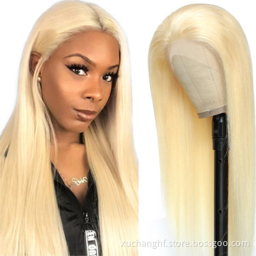 Wholesale Transparent Blonde Human Hair Lace Wig,36 Inch Long Single Invisible Knot Lace Wig,Blonde Human Hair Lace Front Wig